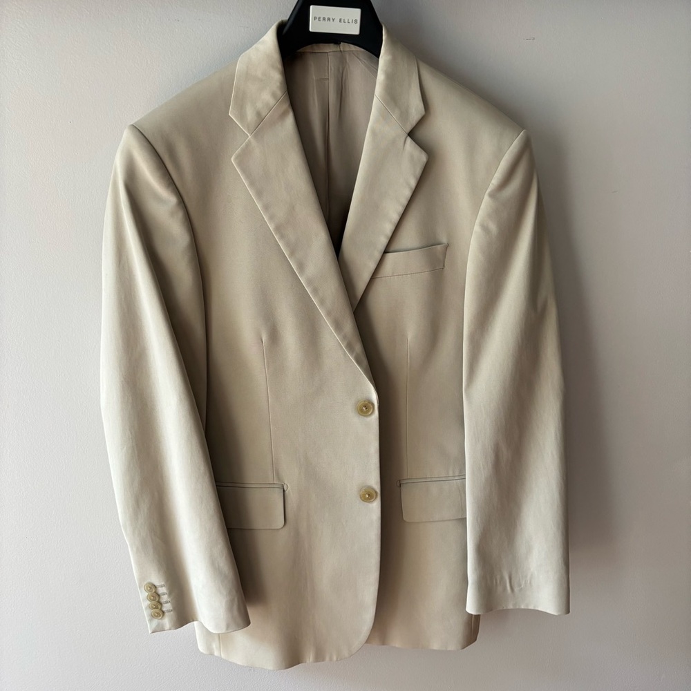 Express | Men's Cream Blazer size 38S